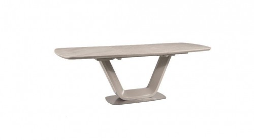 Стол Signal Armani Ceramic 160 Серый матовый